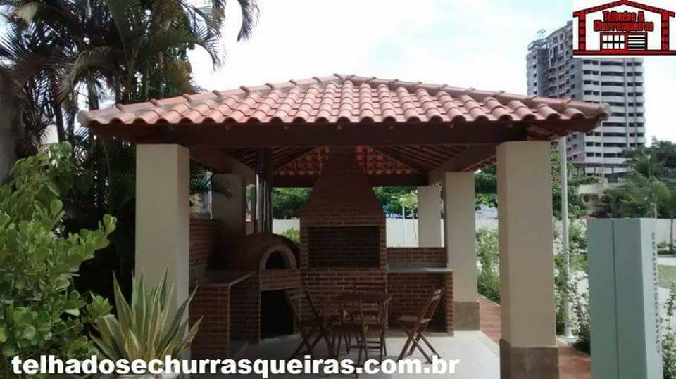 Churrasqueiras e Telhados Coloniais para condomínios e empreendimentos imobiliários