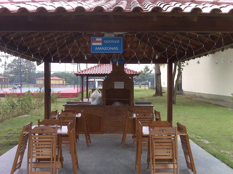 Churrasqueiras e Telhados Coloniais para clubes, condomínios...