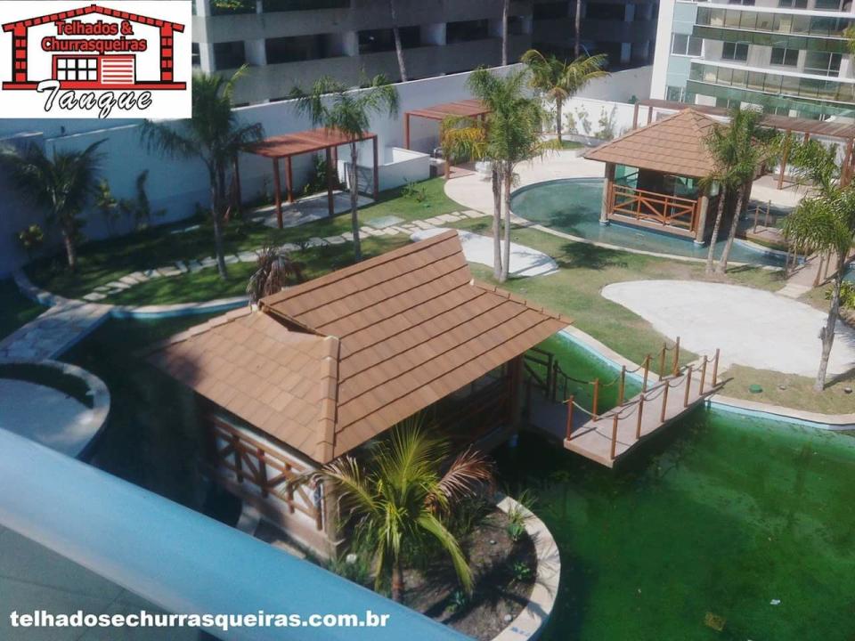 Churrasqueiras e Telhados Coloniais para condomínios e empreendimentos imobiliários